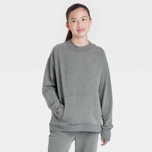 All in motion Girls Pull Over Fleece Lined Sweatshirt